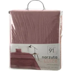 Narzuta 170 x 210 Pikowana Velvet Luiz4 Róż