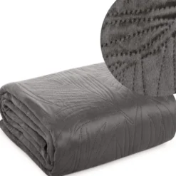 Narzuta 170 x 210 Pikowana Velvet Luiz4 Grafit