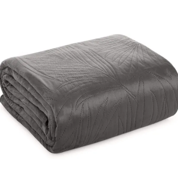 Narzuta 170 x 210 Pikowana Velvet Luiz4 Grafit
