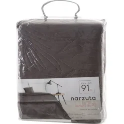 Narzuta 170 x 210 Pikowana Velvet Luiz4 Grafit