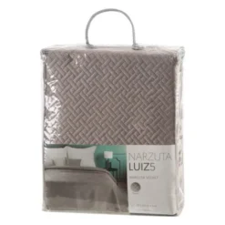 Narzuta 170 x 210 Pikowana Velvet Luiz5 Beż
