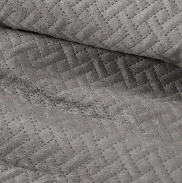 Narzuta 170 x 210 Pikowana Velvet Luiz5 Beż