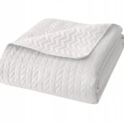 Narzuta 200 x 220 Pikowana Velvet Moxie Biały