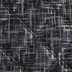Narzuta 220 x 240 Pikowana Welurowa Blink6 Czarny