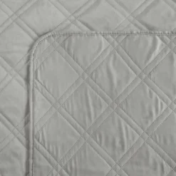 Narzuta 220 x 240 Pikowana Welurowa Luiz8 Srebrny