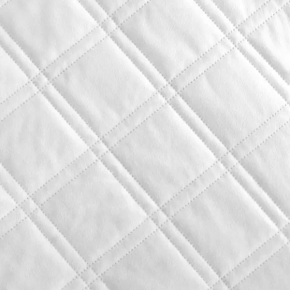 Narzuta 220 x 240 Pikowana Welurowa Luiz8 Biały