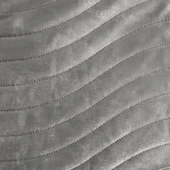 Narzuta 220 x 240 Pikowana Welurowa Luiz10 Stal