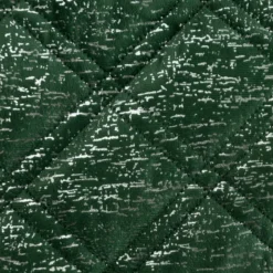 Narzuta 220 x 240 Pikowana Welurowa Luiz Blink Zielony