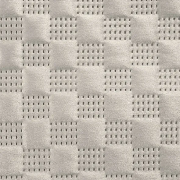 Narzuta 220 x 240 Pikowana Welurowa Sofia4 Beż