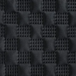 Narzuta 220 x 240 Pikowana Welurowa Sofia4 Czarny