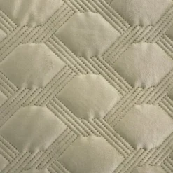 Narzuta 220 x 240 Pikowana Welurowa Sofia5 Beż
