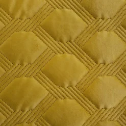 Narzuta 220 x 240 Pikowana Welurowa Sofia5 Miód