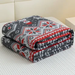 Narzuta 170 x 210 Tłoczona Świąteczna Levent 2960