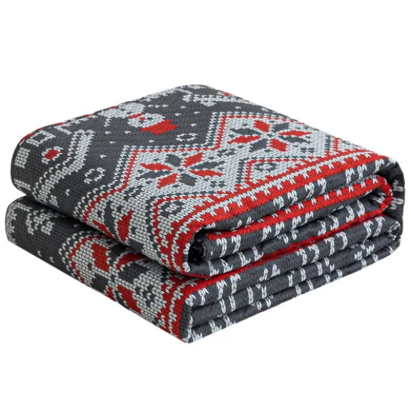 Narzuta 200 x 220 Tłoczona Świąteczna Levent 2960