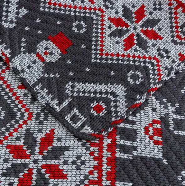 Narzuta 220 x 240 Tłoczona Świąteczna Levent 2960