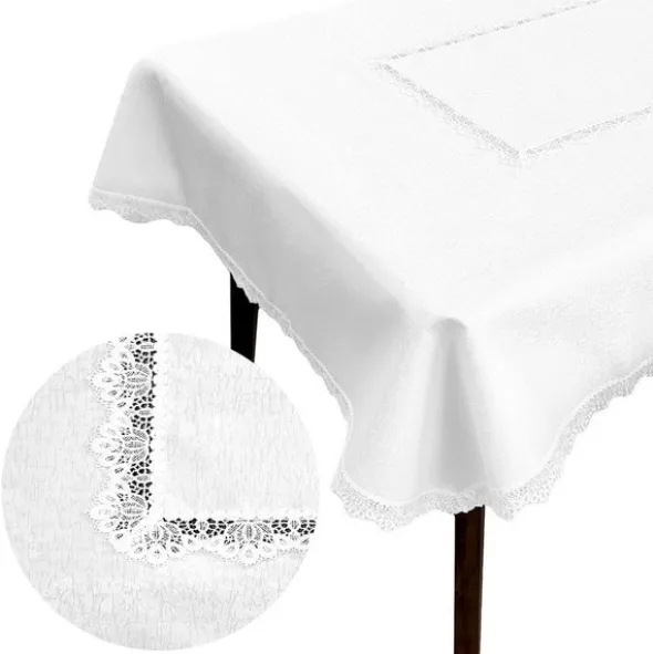 Obrus Plamoodporny 150 x 280 Z Gipiurą 2100 Biel
