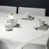 Obrus Plamoodporny z Mereżką 240_Biały 110x160