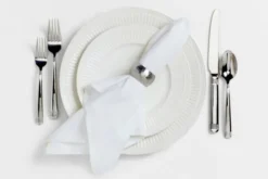 Obrus 100x300 Plamoodporny Klasyczny Elegant Biały