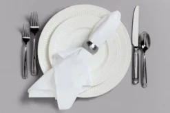 Obrus 140x400 Plamoodporny Klasyczny Elegant Szary