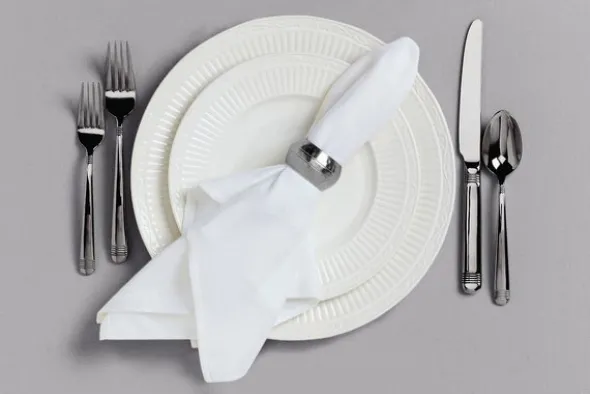 Obrus 150x350 Plamoodporny Klasyczny Elegant Szary