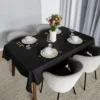 Obrus 120x180 Plamoodporny Klasyczny Elegant Czerń