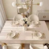 Obrus 140x300 Plamoodporny Surbo Ecru
