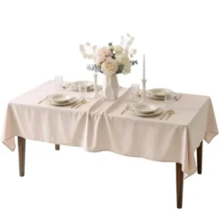 Obrus 140x300 Plamoodporny Surbo Ecru
