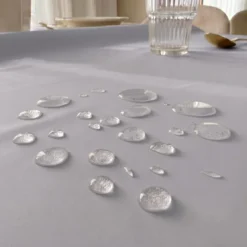 Obrus 150x350 Plamoodporny Surbo Jasny Szary