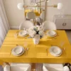 Obrus 150x350 Plamoodporny Surbo Musztarda