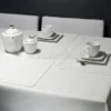 Obrus 120 x 220 Plamoodporny z Mereżką wz. 240_Bia