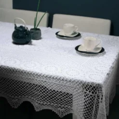 Obrus 110 x 160 Szydełkowy wz. 021 Biały