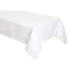 Obrus 140 x 240 z Mereżką wz. 050 Biały