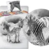 Pościel Młodzieżowa Bawełniana 367 Zebra 160x200NP 2 części