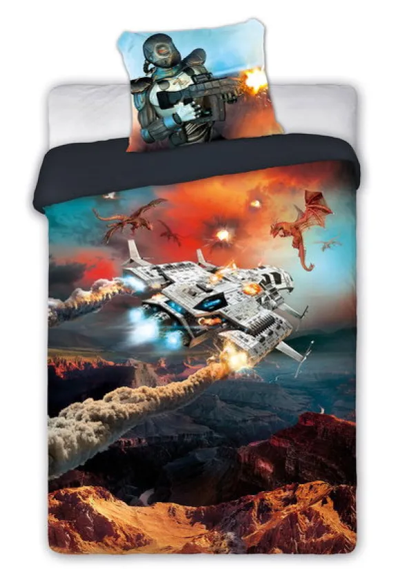 Pościel Młodzieżowa nr 429 Gamer 140x200NP 2 części 70x90