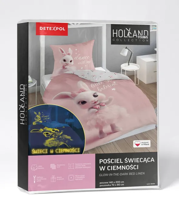Pościel 160 x 200 2cz FLUO Młodzieżowa Jaime 5848A