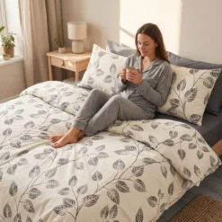 Pościel 160 x 200 3cz Gładka Eusebia Home 63