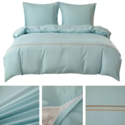 Pościel 160 x 200 3cz Gładka Z Haftem Lumera 11