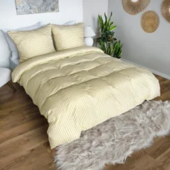 Pościel 220 x 200 3cz Mikrofibra w Pasy Eusebia Home 11