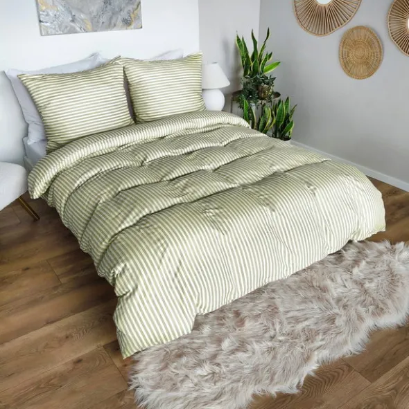 Pościel 140 x 200 2cz Mikrofibra w Pasy Eusebia Home 15