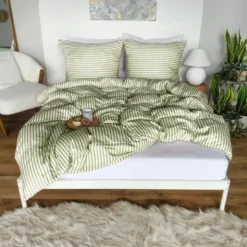 Pościel 140 x 200 2cz Mikrofibra w Pasy Eusebia Home 15