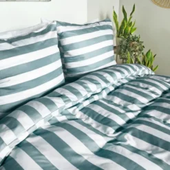 Pościel 160 x 200 3cz Mikrofibra w Pasy Eusebia Home 07