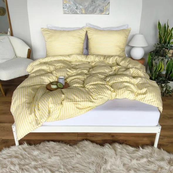 Pościel 160 x 200 3cz Mikrofibra w Pasy Eusebia Home 11