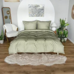 Pościel 220 x 200 3cz Mikrofibra w Pasy Eusebia Home 15