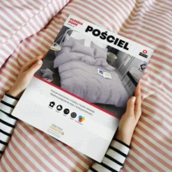 Pościel 220 x 200 3cz Mikrofibra w Pasy Eusebia Home 02