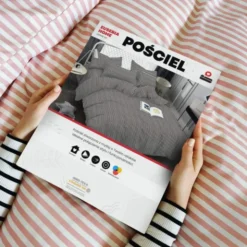 Pościel 140 x 200 2cz Mikrofibra w Pasy Eusebia Home 10