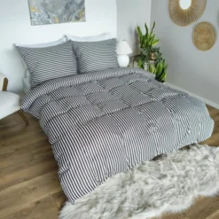 Pościel 140 x 200 2cz Mikrofibra w Pasy Eusebia Home 10