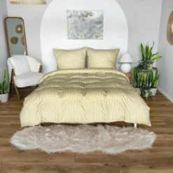 Pościel 140 x 200 2cz Mikrofibra w Pasy Eusebia Home 11