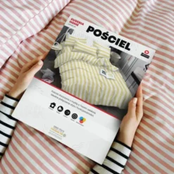Pościel 140 x 200 2cz Mikrofibra w Pasy Eusebia Home 04