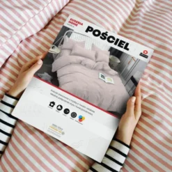 Pościel 140 x 200 2cz Mikrofibra w Pasy Eusebia Home 12