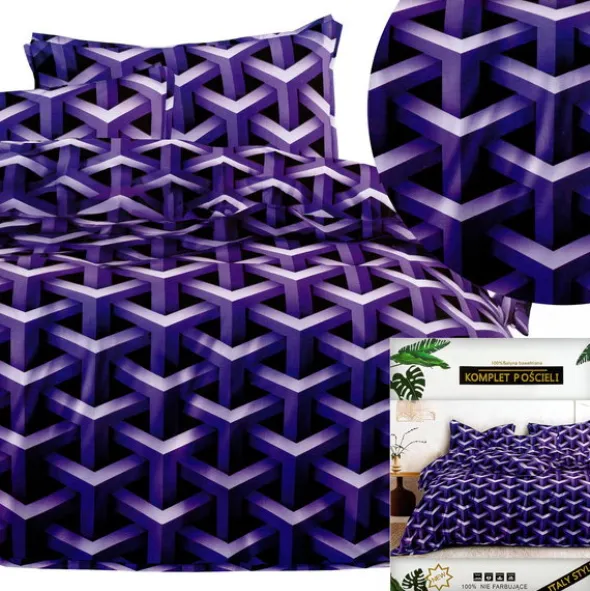 Pościel 200 x 220 4cz Satynowa Dalwin 993